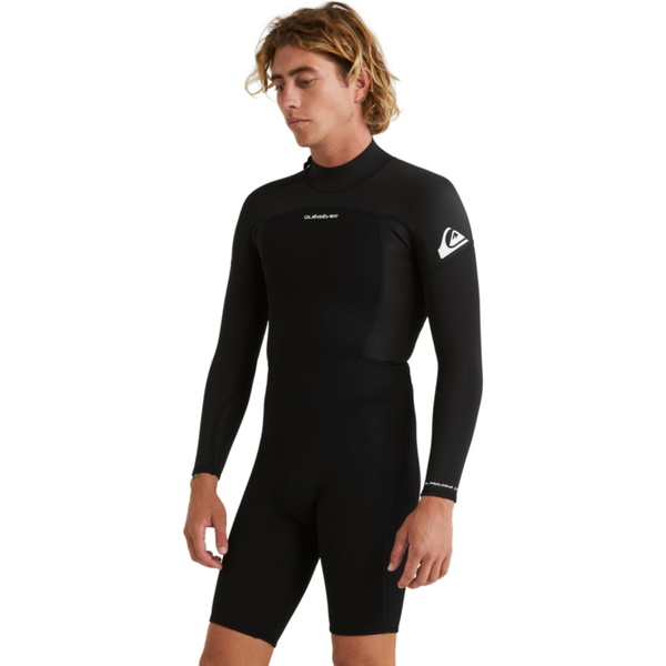 2026 Quiksilver Mens Prologue 2/2mm Long Sleeve Back Zip Wetsuit EQYW403024 - Black